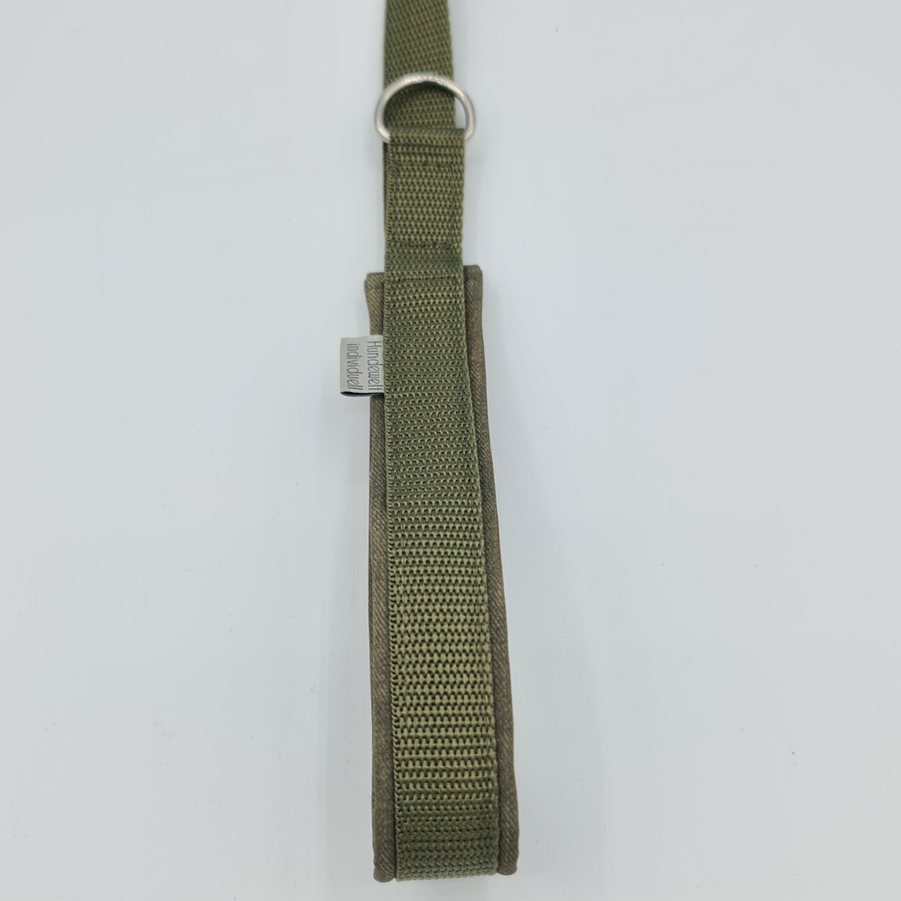 Leine mit weicher Handschlaufe Khaki